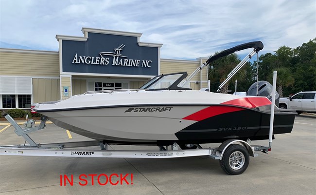 2023 Starcraft SVX 190 Red/Quicksilver/Black (IN CLAYTON)